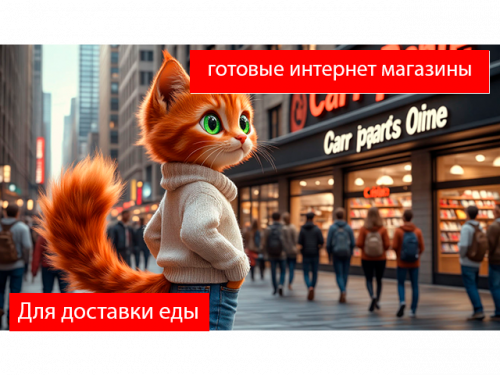 Готовый интернет магазин для доставки еды