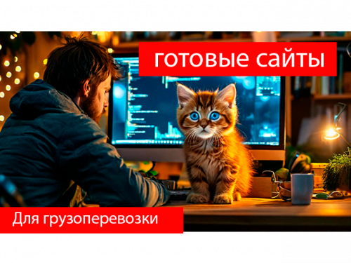 Готовый сайт для грузоперевозок
